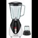 Blender 2 in 1 cu bol de sticla Hausberg HB-7761NG lama din otel inoxidabil, capacitate 1,5L, Negru